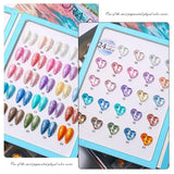 High Reflective Pearl Gel Collection of 24 colors