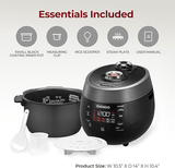 Electric Pressure Rice Cooker 6 cups Black (CRP-RT0609FB)