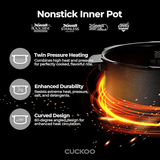 Electric Pressure Rice Cooker 6 cups Black (CRP-RT0609FB)