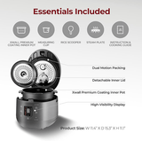 Electric Pressure Rice Cooker 10 cups Urban Gray (CRP-ST1009FG)