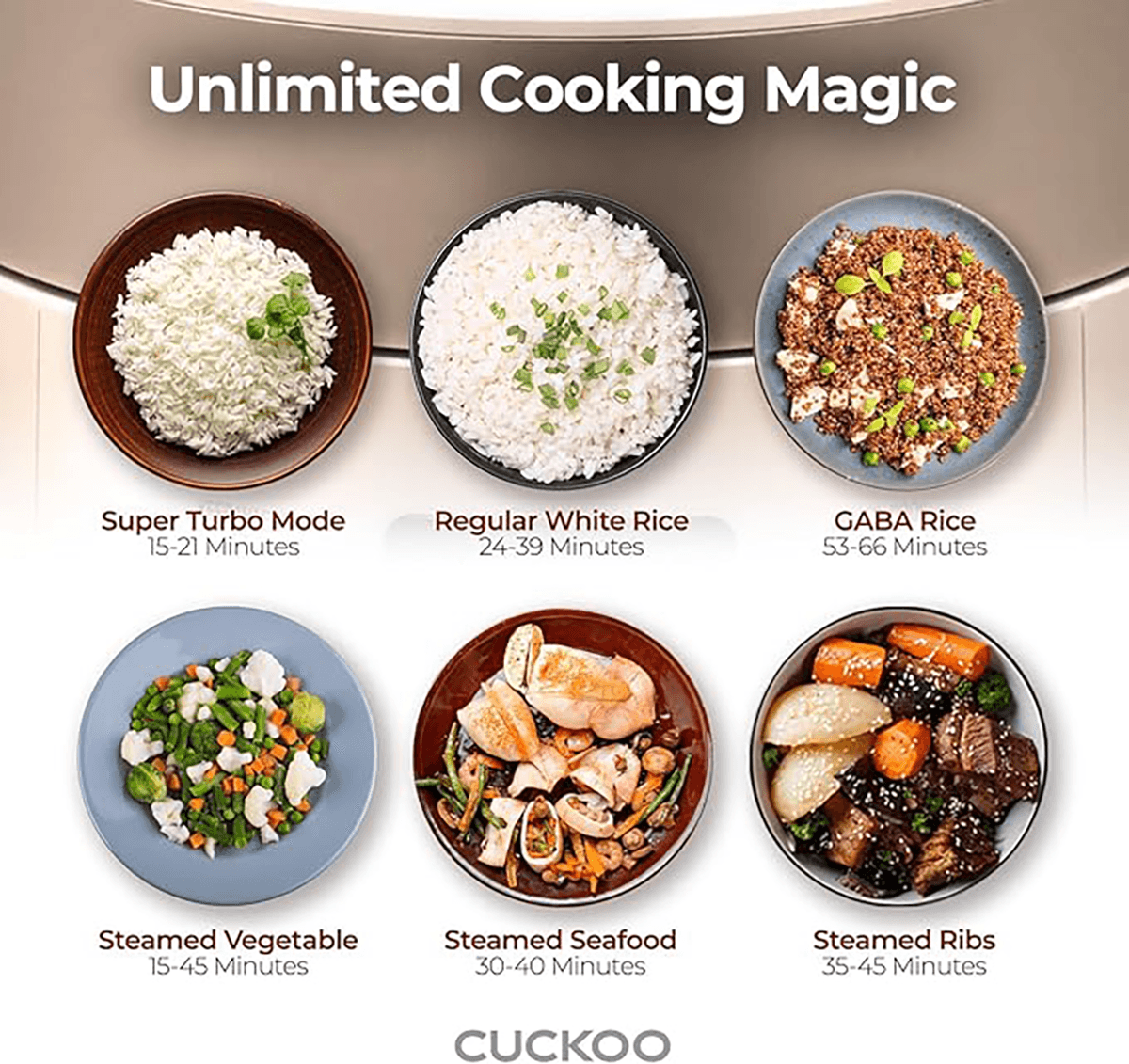 Electric Pressure Rice Cooker 10 cups Matte White (CRP-ST1009FW)