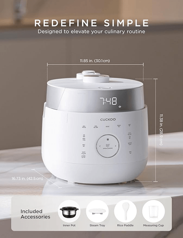 IH Pressure Rice Cooker 6 cups White (CRP-LHTR0609F)