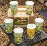 Hop qua tra sua O Long tien loi Phe La - 06 ly, 04 vi