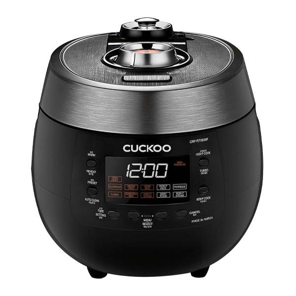 Electric Pressure Rice Cooker 6 cups Black (CRP-RT0609FB)