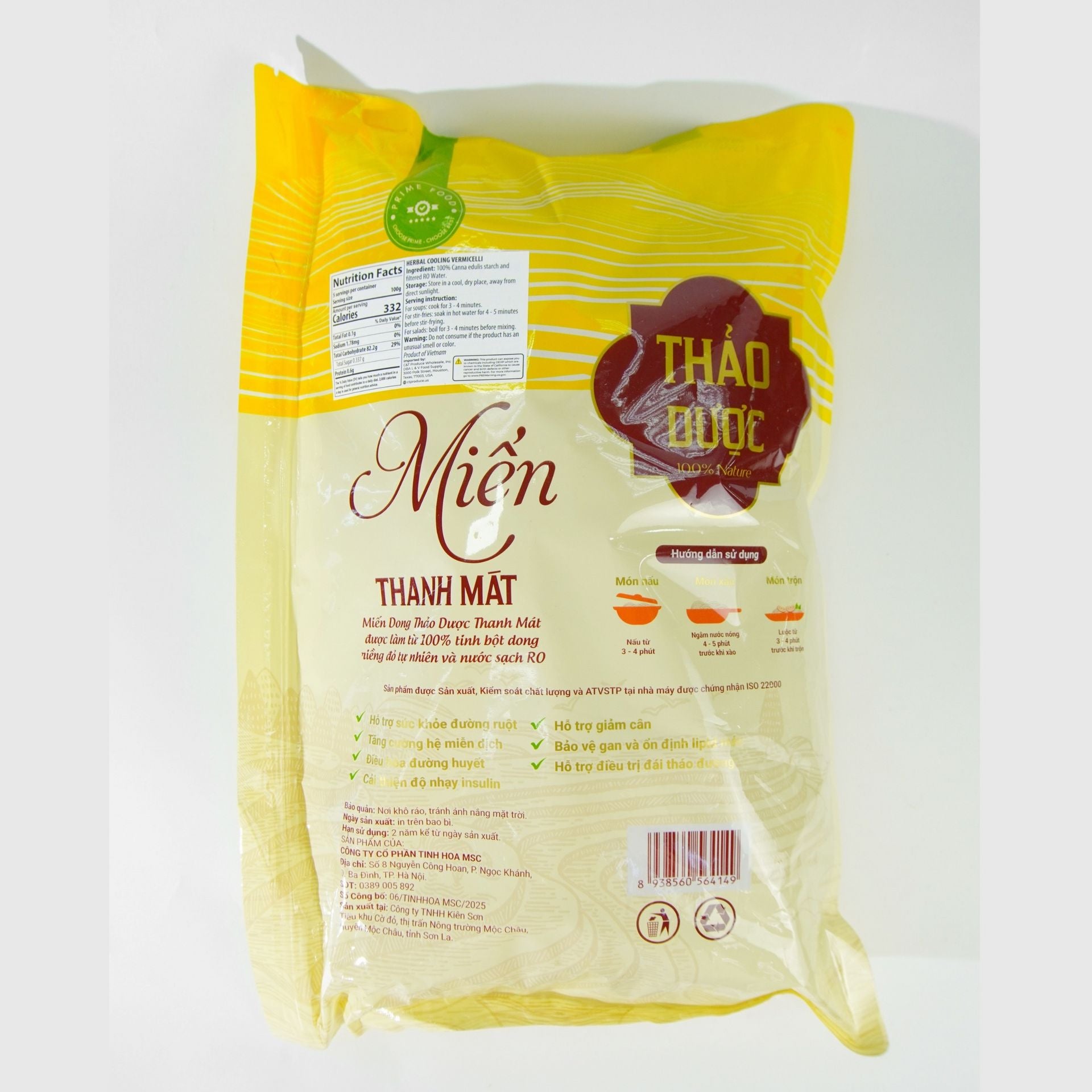Mien thao duoc thanh mat 500g