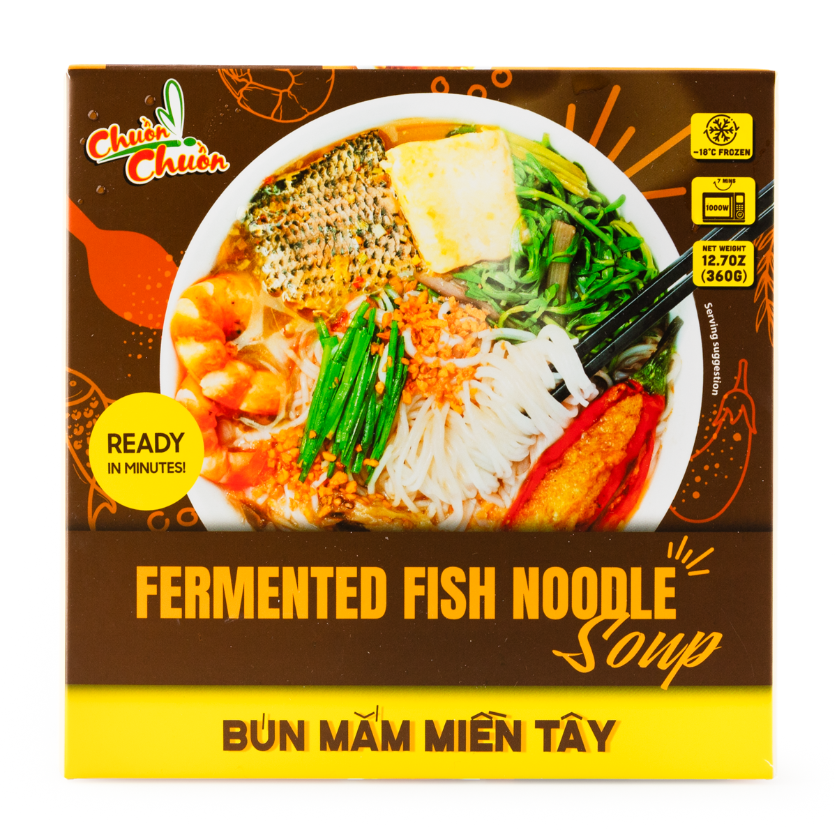 Bun mam mien Tay Chuon Chuon, dong lanh 12.7 oz