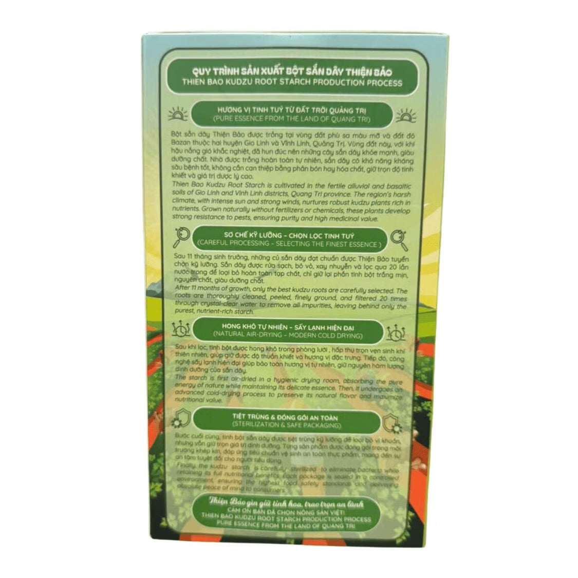 Bot san day Thien Bao 500g