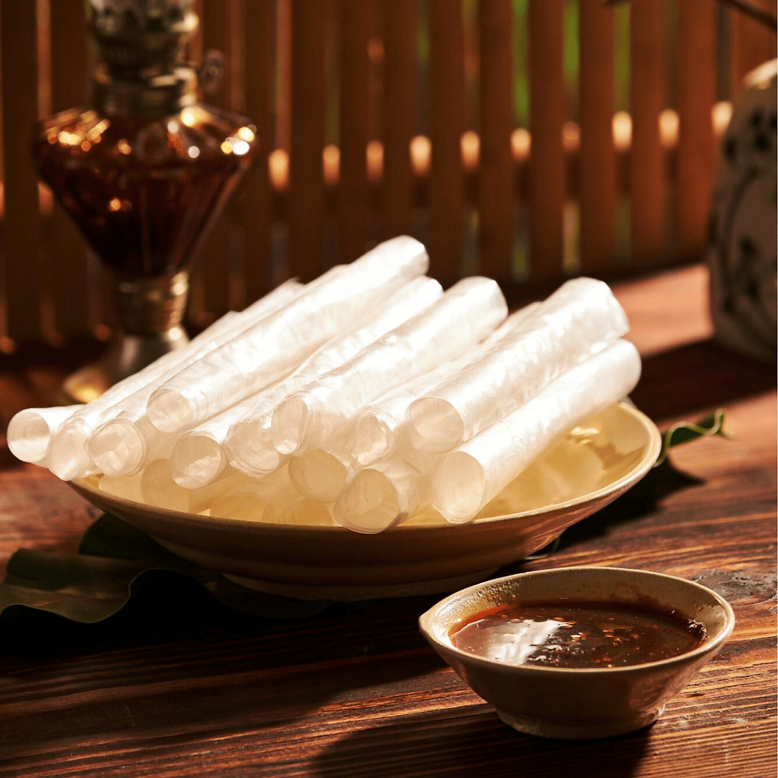 Banh Trang Sate Cay Abi Snack - goi 80g