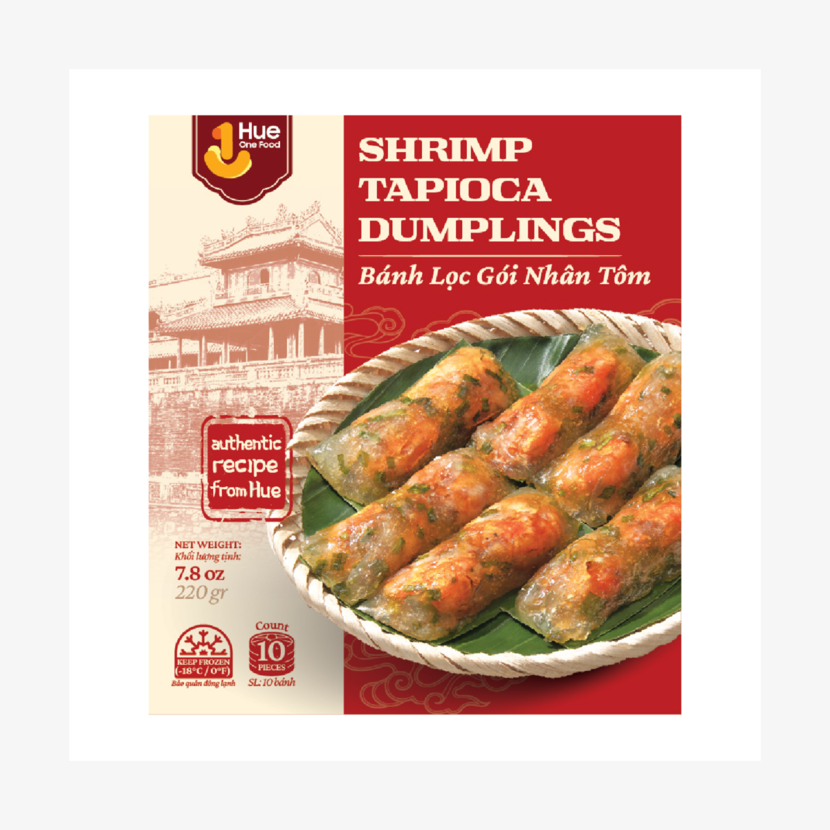 Banh loc goi tom - hop 10 cai