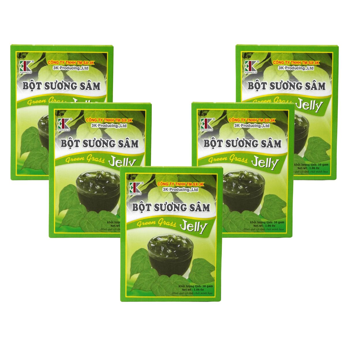 Pack of 5 goi bot suong sao (30g x5)