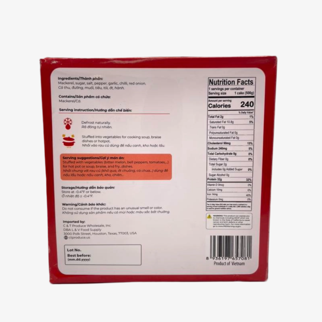 Cha ca thu song 500g