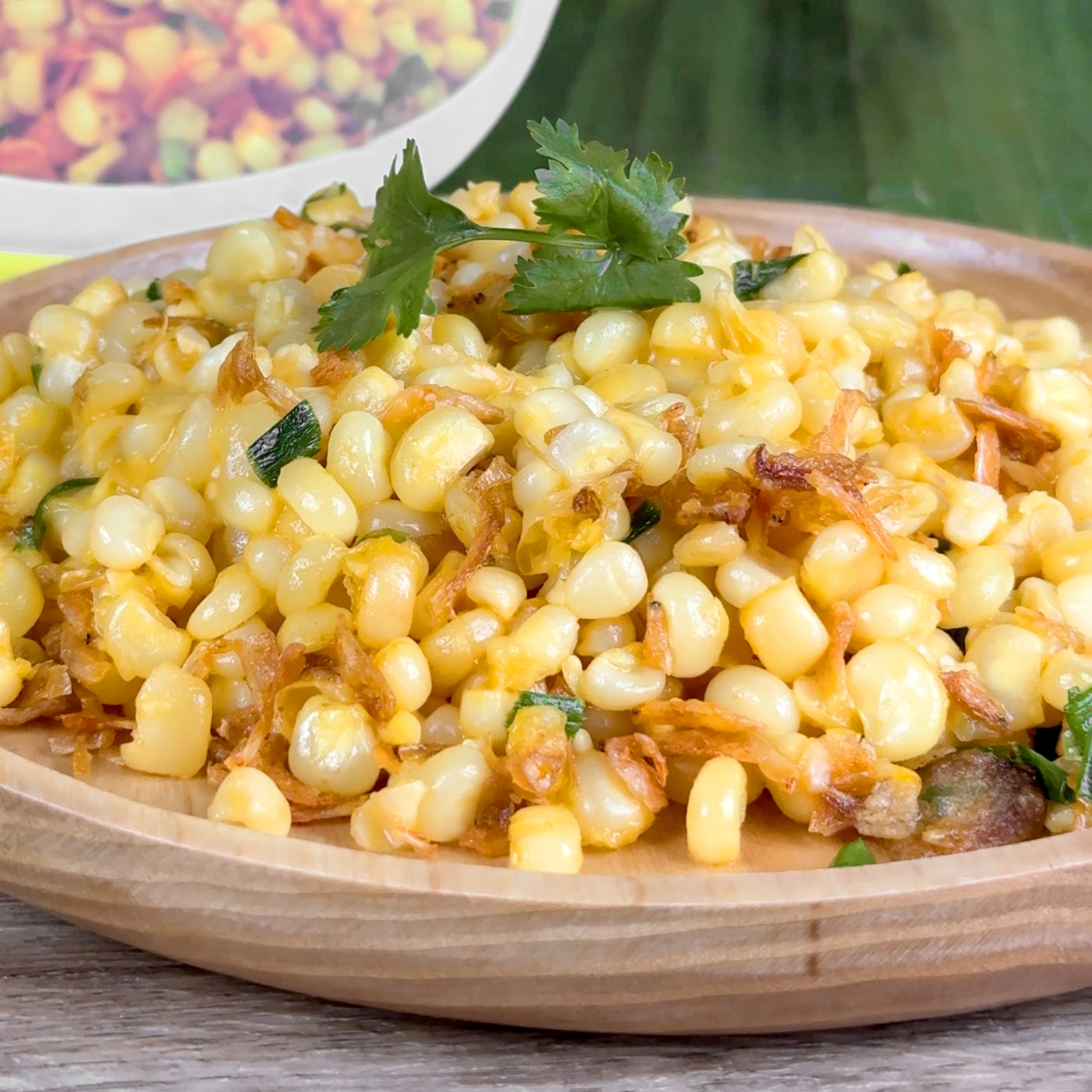 Bap Nep Deo Xao Bo Trung Muoi 300G