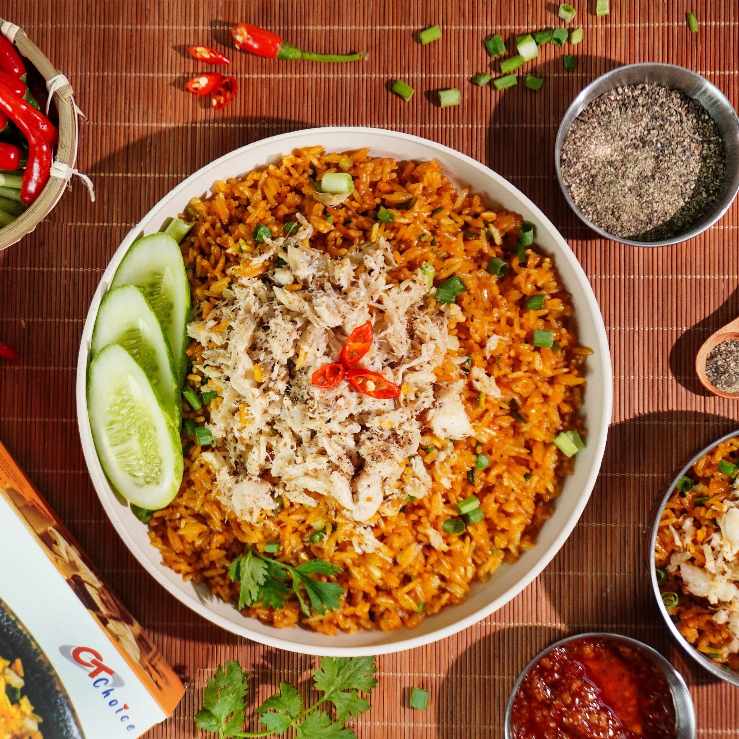 Com Chien Thit Ghe 380G