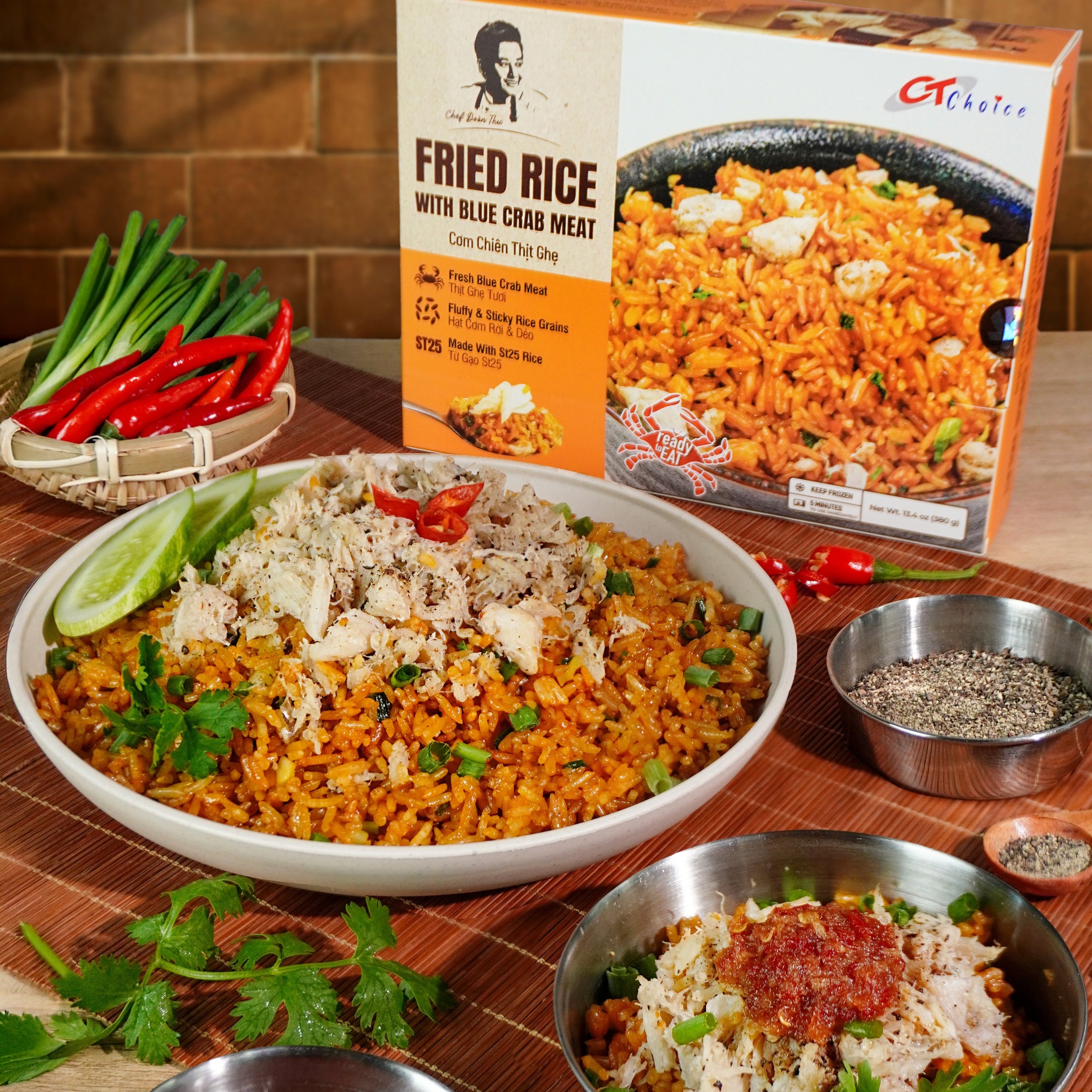 Com Chien Thit Ghe 380G