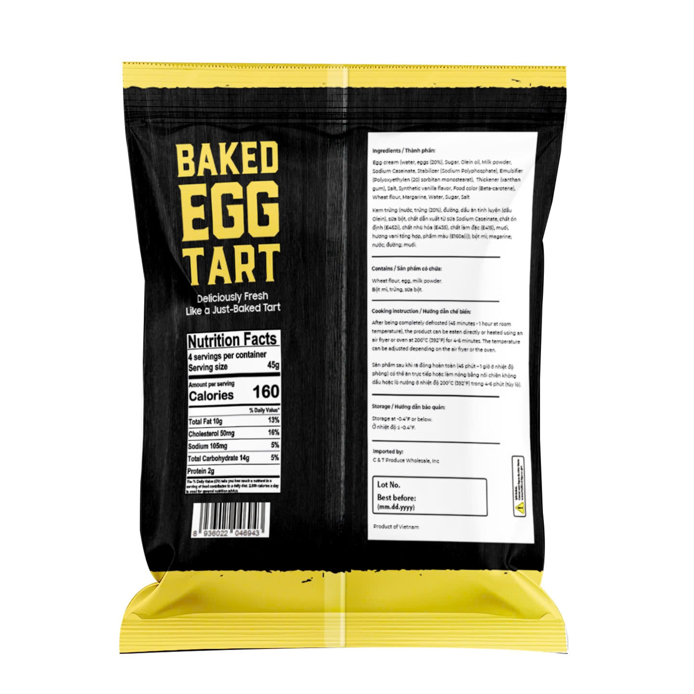 Banh Tart Kem Trung 180G