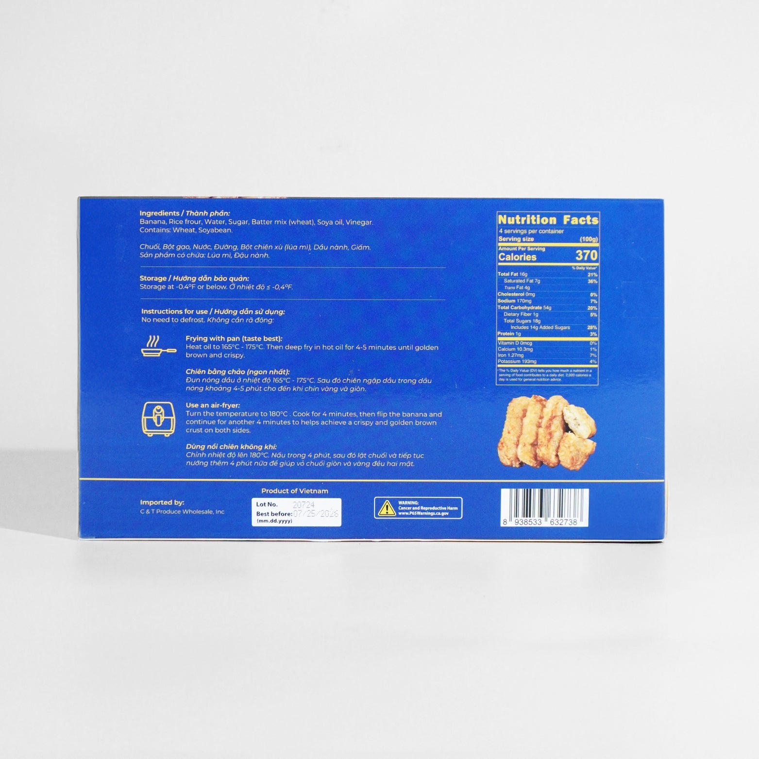 Chuoi Chien Gion 260G