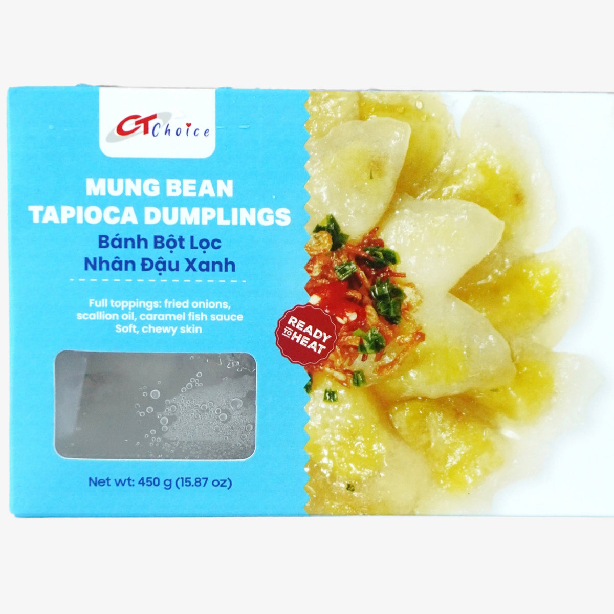 Banh Bot Loc Nhan Dau Xanh 450G