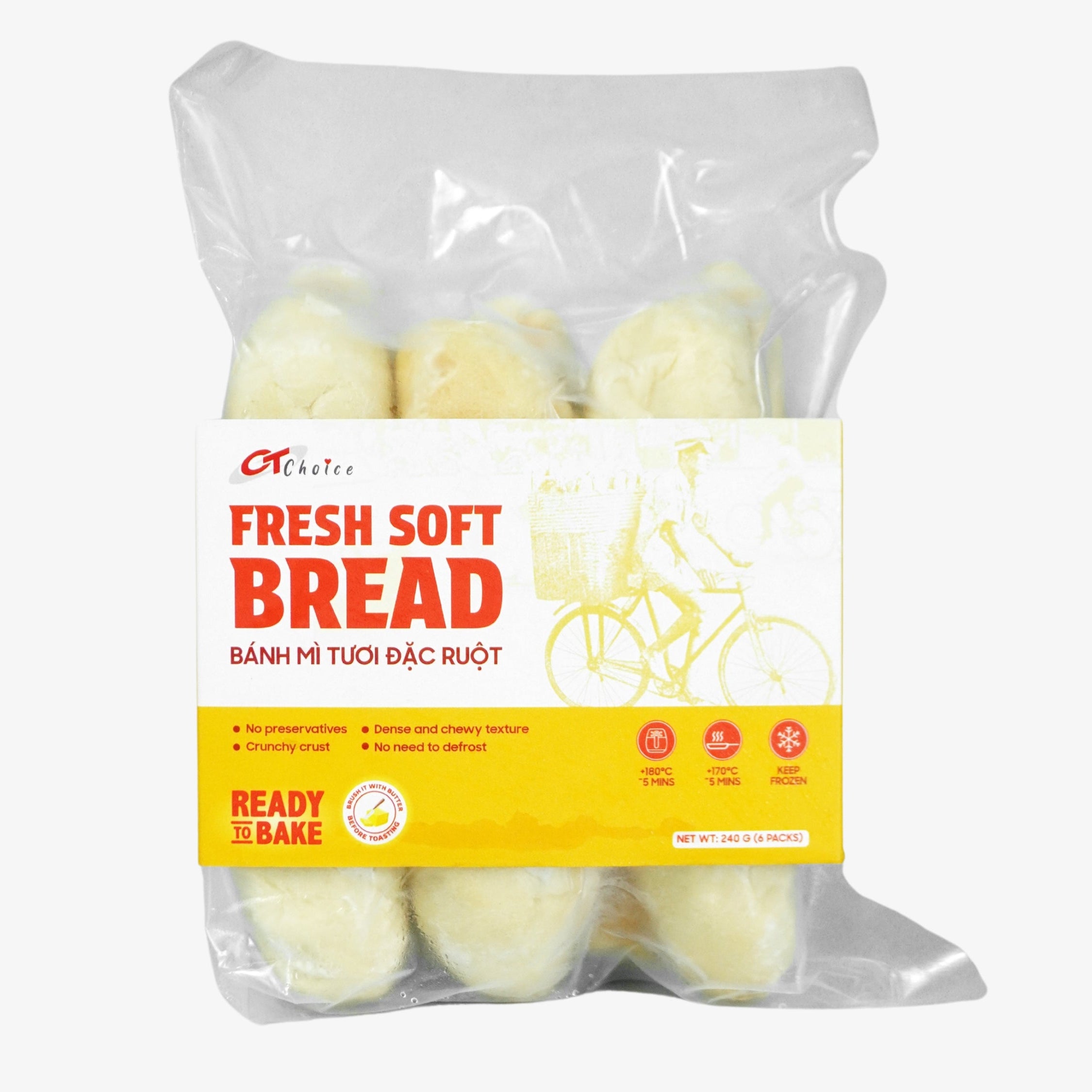 Banh Mi Tuoi Dac Ruot 240G