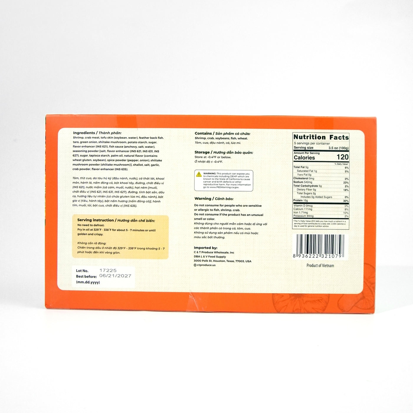 Chao Tom Cua Nam Huong 500G