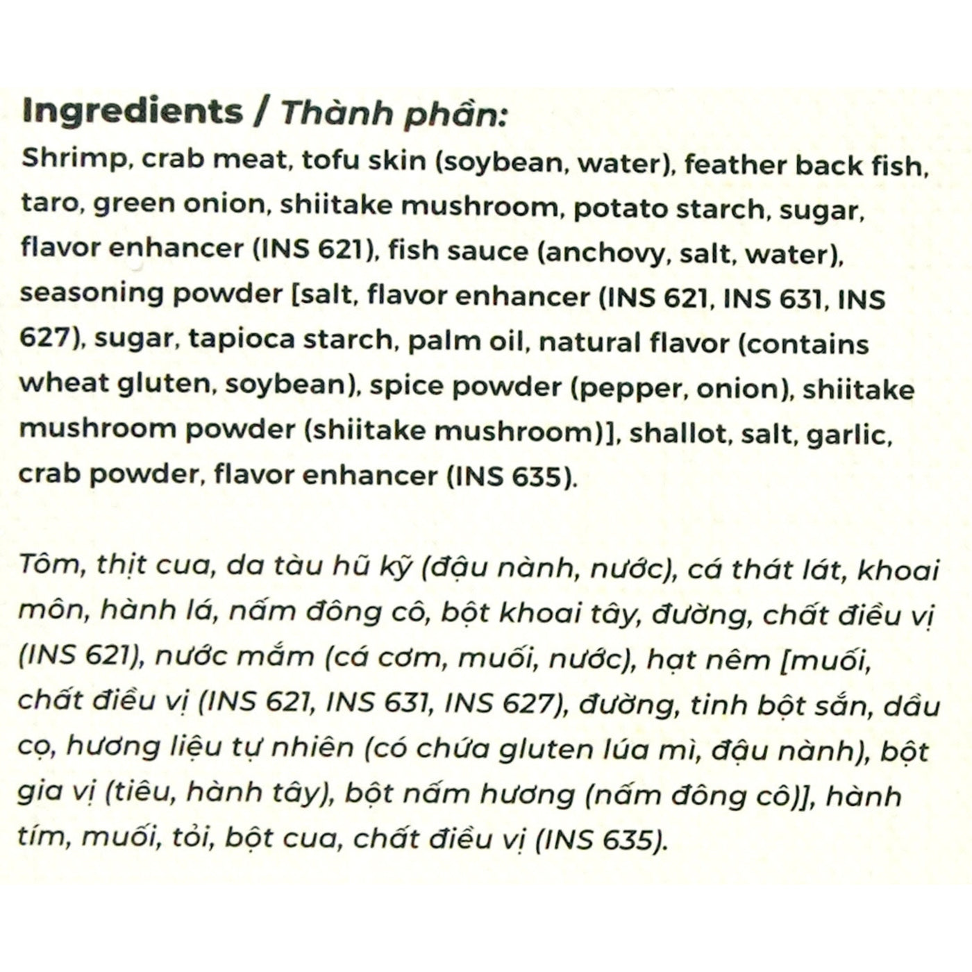 Chao Tom Cua Nam Huong 500G