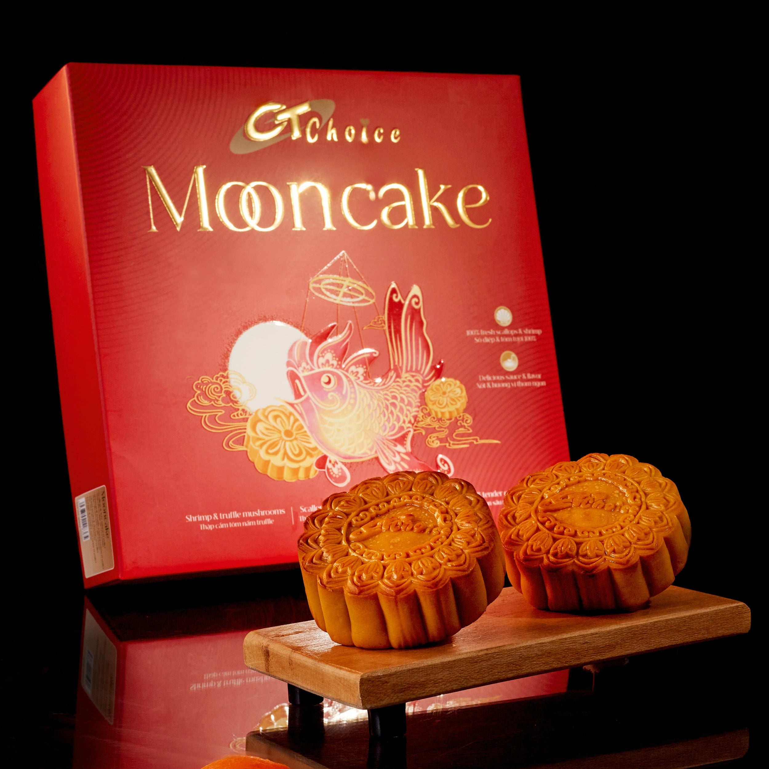 Banh Trung Thu Thap Cam 4 Banh 4 Vi