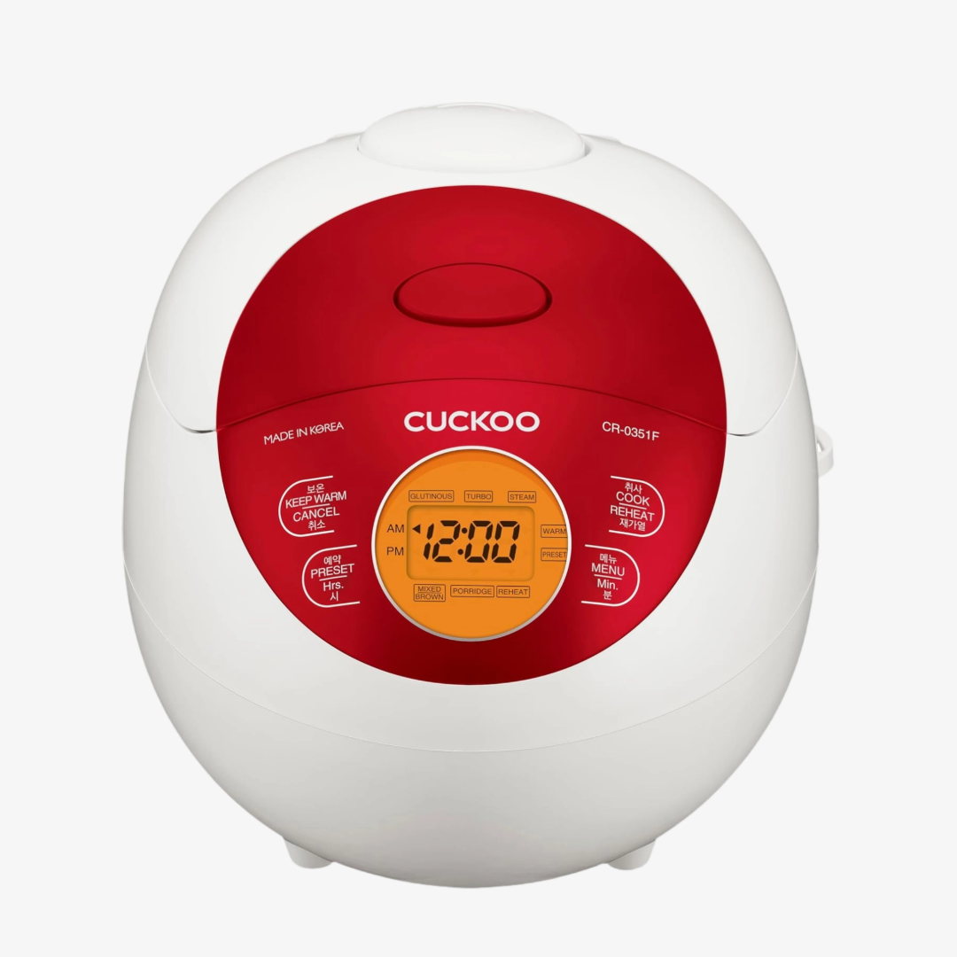 Electric Rice Cooker Red 3 Cups (CR-0351F)