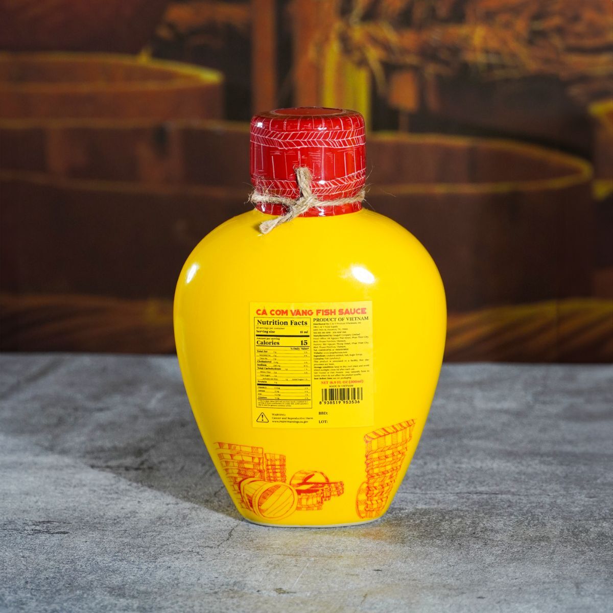 Nuoc Mam Lang Chai Xua (Binh Gom) Ca Com Vang