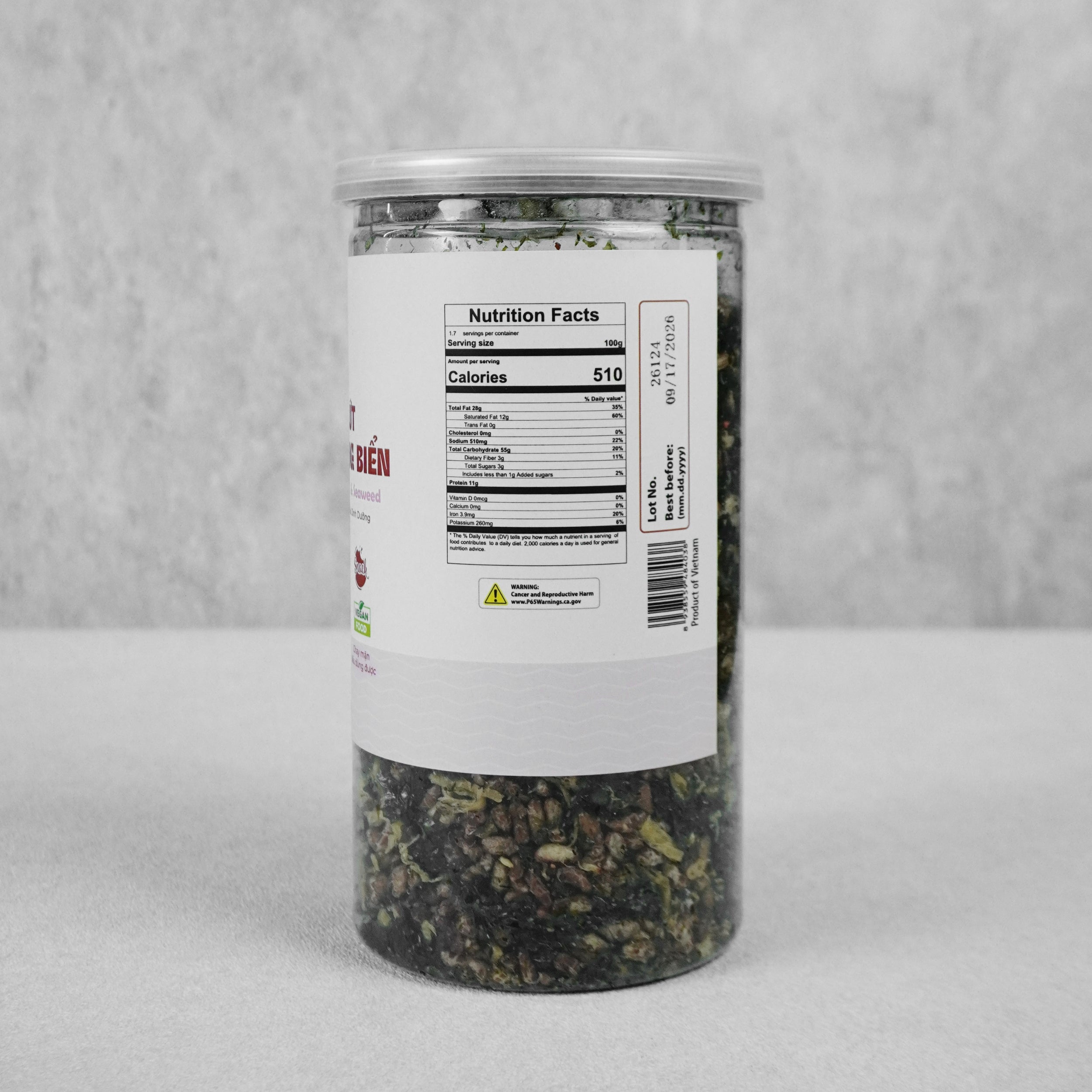 Com Gao Lut Cha Bong Rong Bien 170G