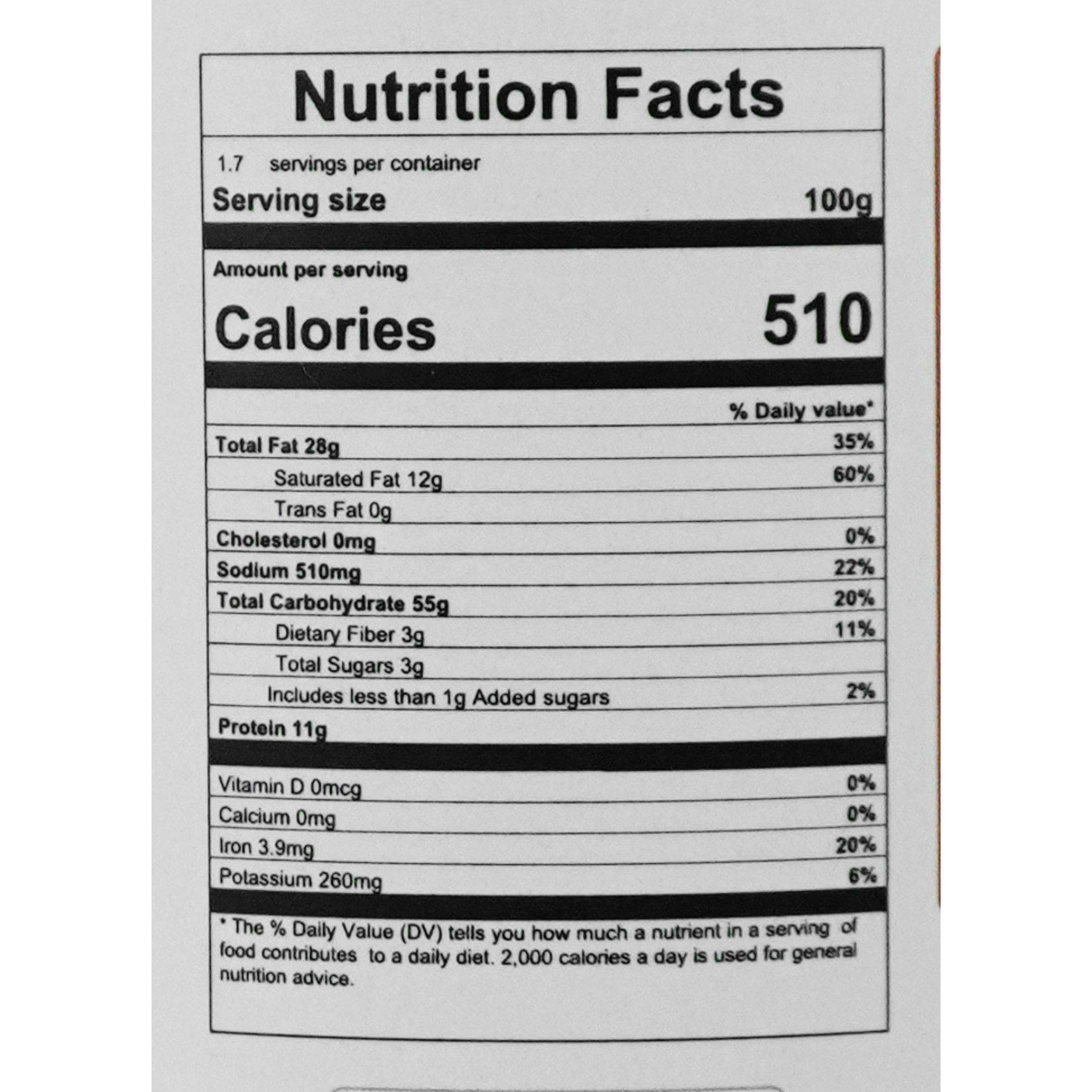 Com Gao Lut Cha Bong Rong Bien 170G