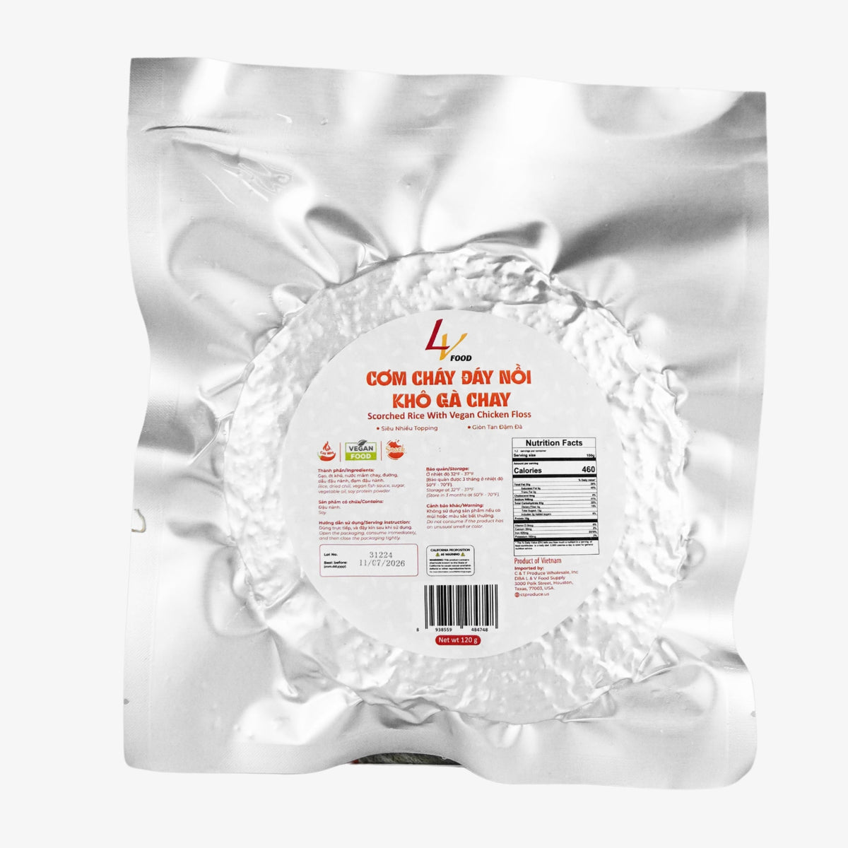 Com Chay Day Noi Kho Ga Chay