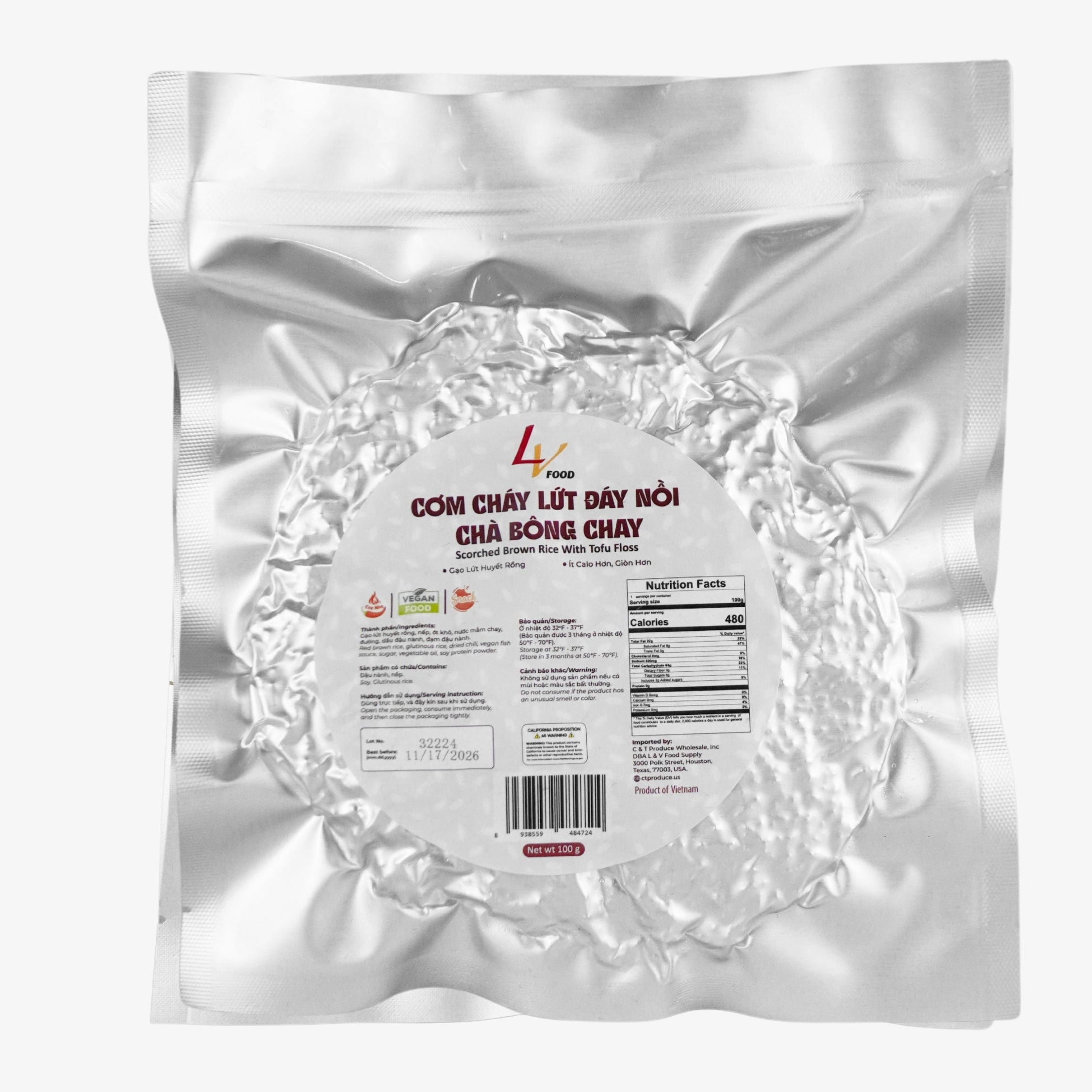 Com Chay Lut Cha Bong Chay