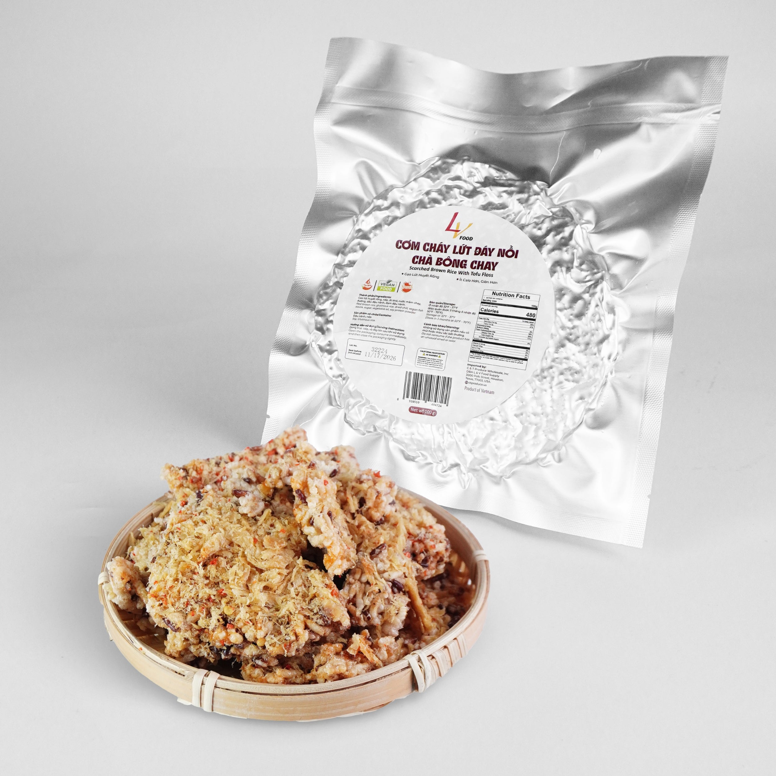 Com Chay Lut Cha Bong Chay