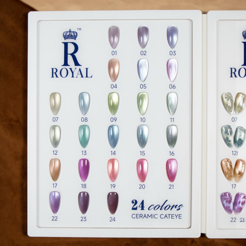 Royal Ceramic Blossom Cateyes 24 Colors Collection