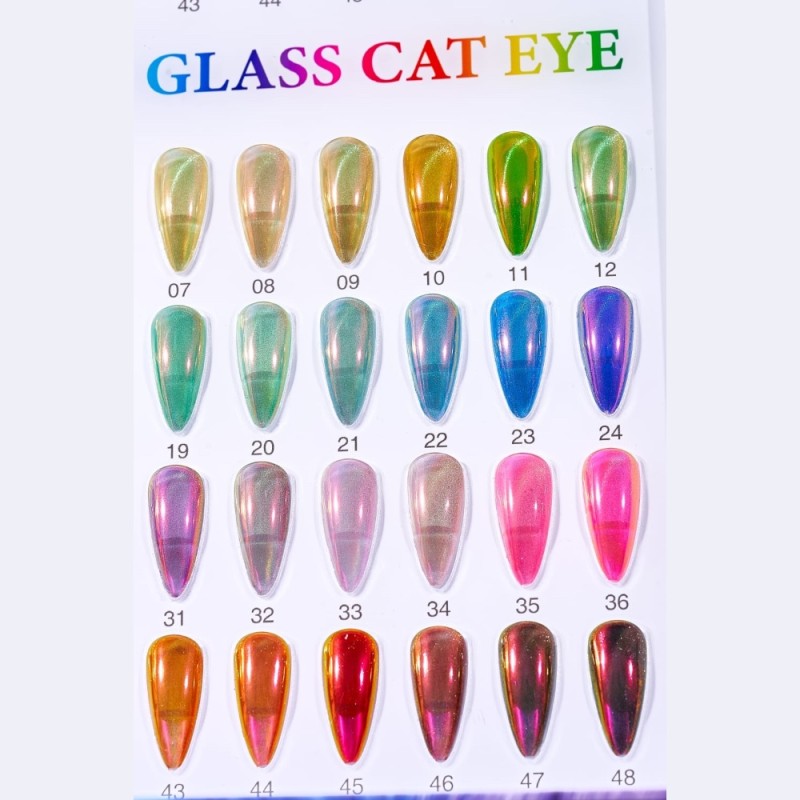 Royal Glass Cateyes 48 colors Collection
