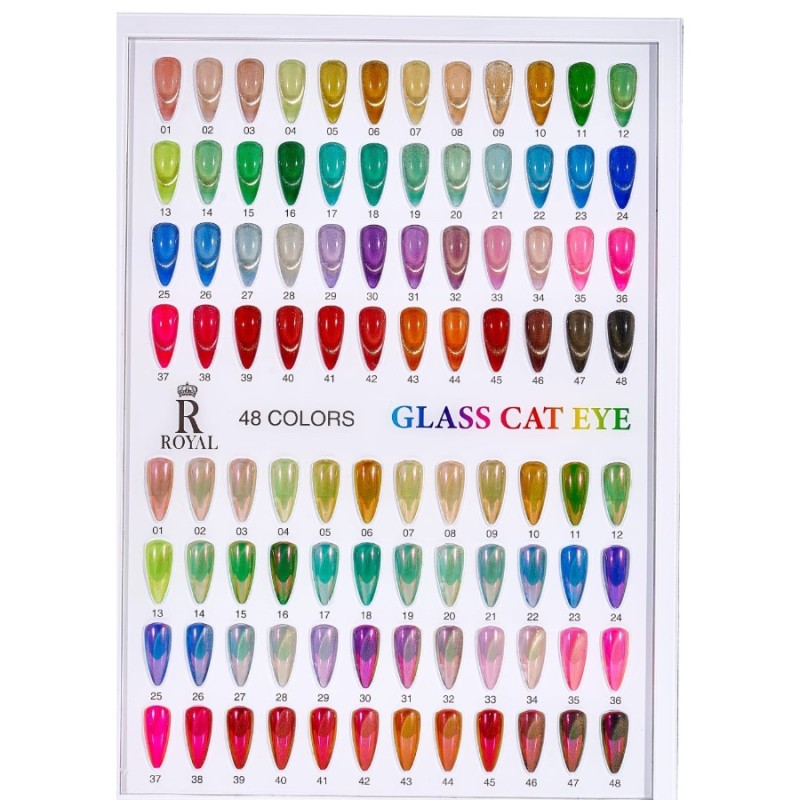 Royal Glass Cateyes 48 colors Collection
