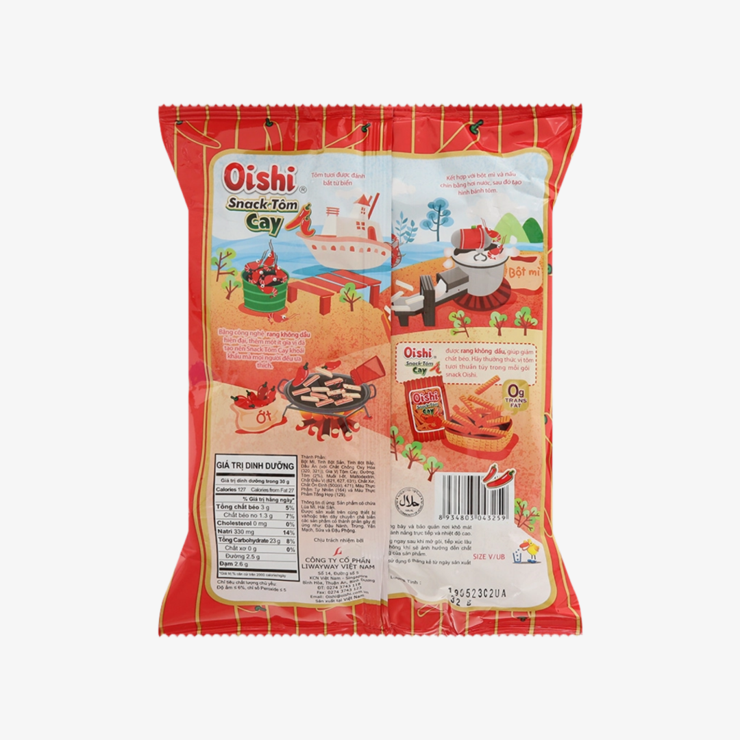 Oishi snack tom cay - goi 32g