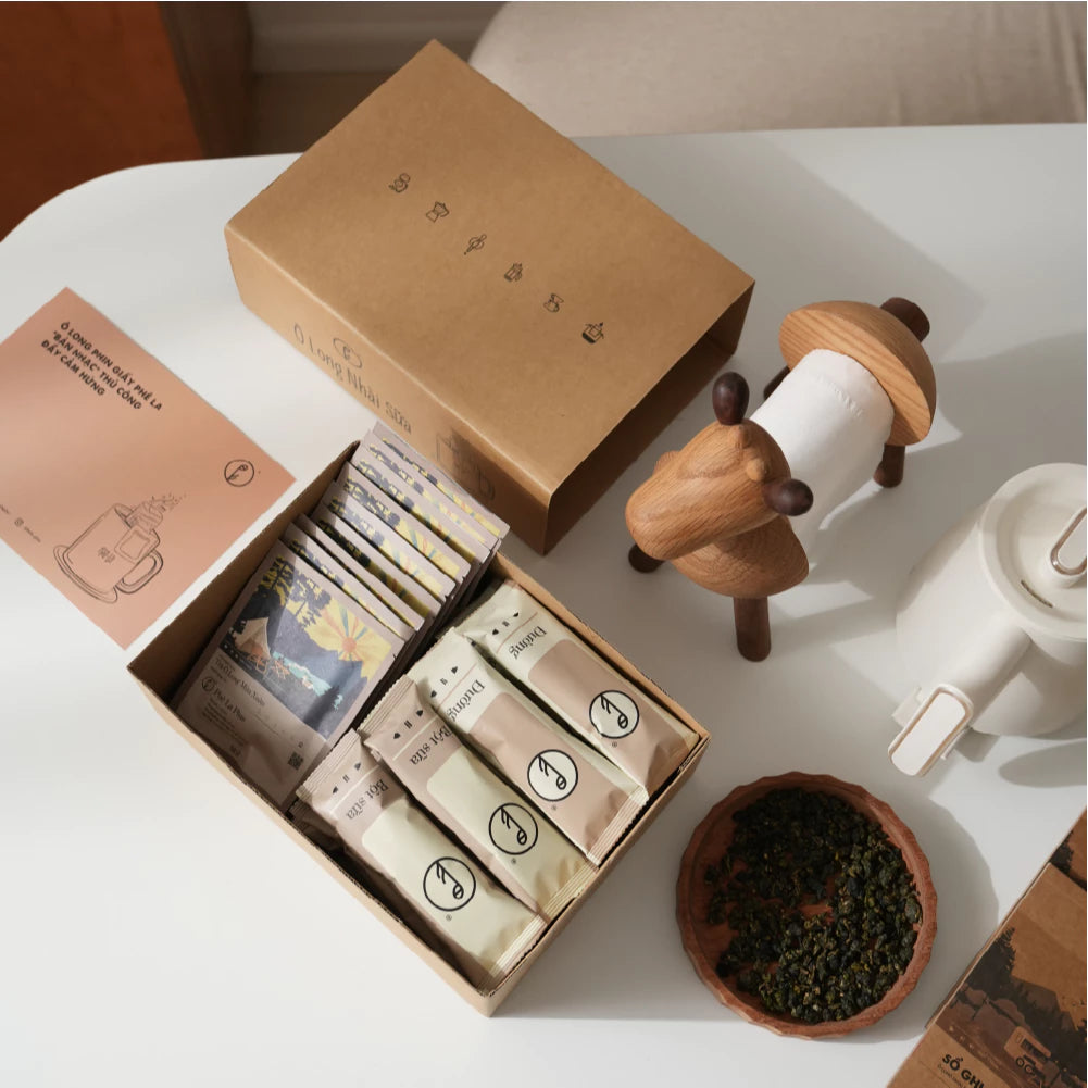 Tra O Long truyen thong, phin giay Phe La (Pack of 10 goi)